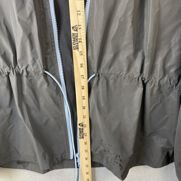 Fabletics Willow Reflective Jacket Womens XL Windbreaker Bomber Gray Stained - Picture 5 of 11